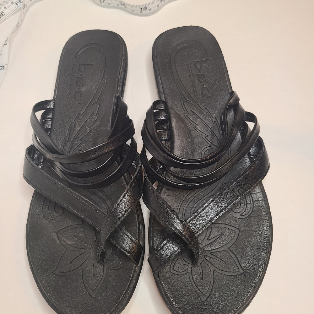 BOC Women's Size 9M Black Slide On Sandals Style Z40109